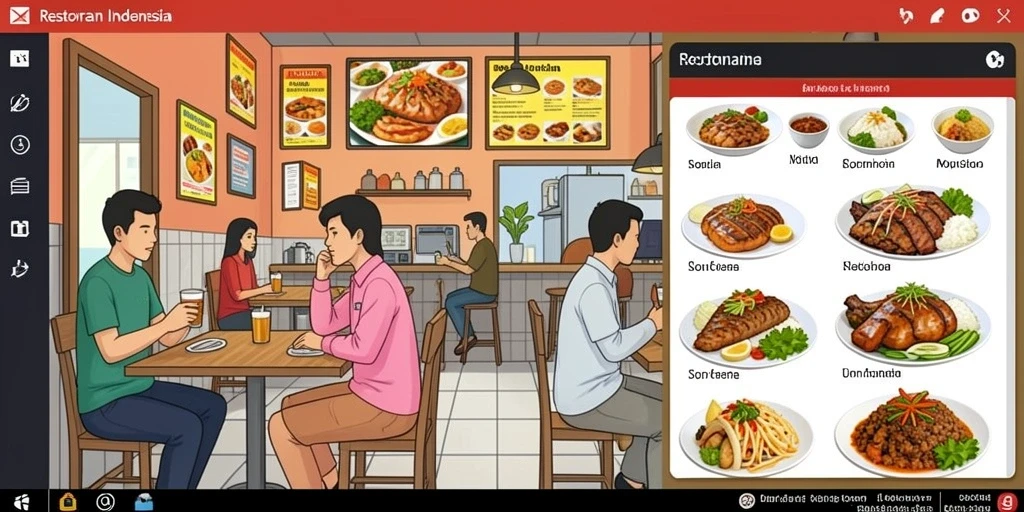 Tampilan antarmuka permainan slot yang mengasyikkan.
