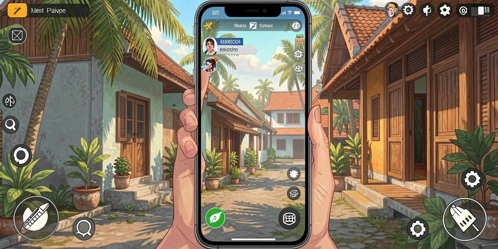 Screenshot mode multiplayer yang menunjukkan antusiasme pemain.